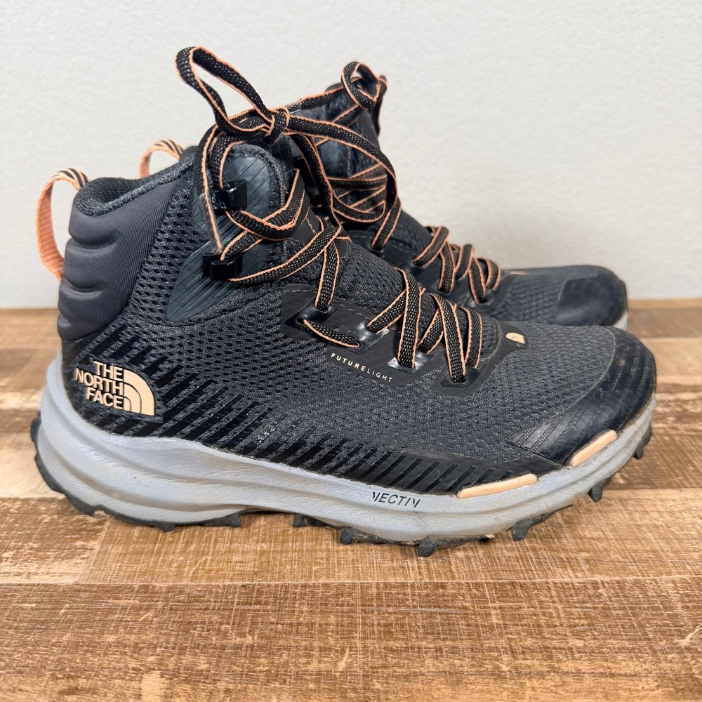 The‎ North Face Vectiv Fastpack Mid Futurelight Hiking Boots Womens 6.5 Black